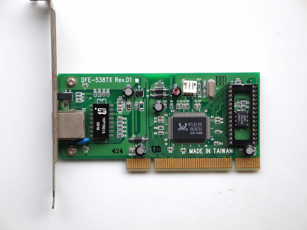 PCI Network Card Realtek RTL8139c 10/100Mbps Lan Rj45 Ethernet - BESTA